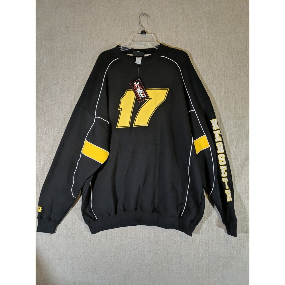 Chase Authentics Nascar 3XL Mens Black Sweatshirt Matt Kenseth Roush Pullover